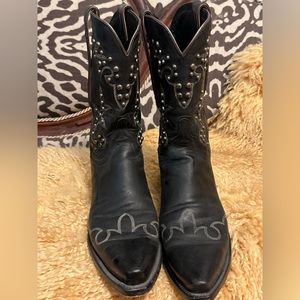 Black size 9 Studded Boots from the Luchesse 1883 collection